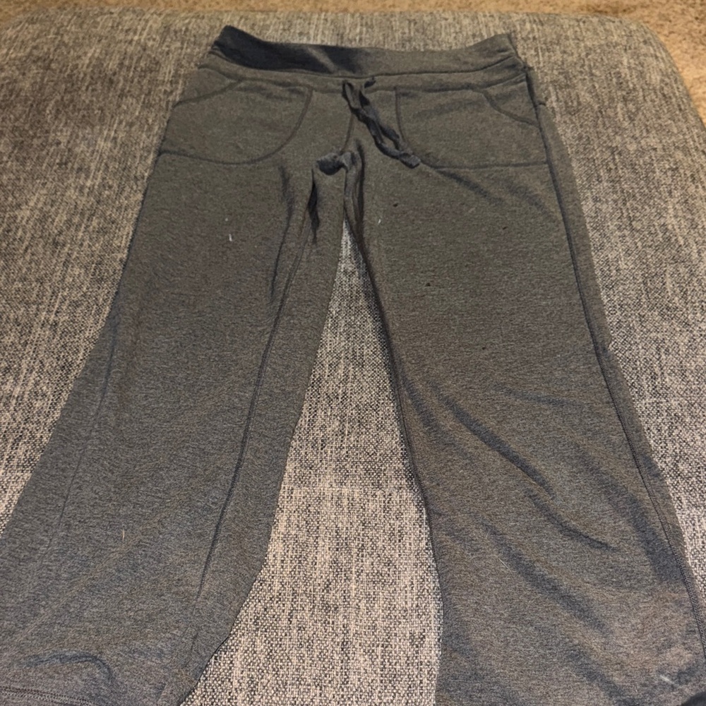 Gray Casual Lounge Pants